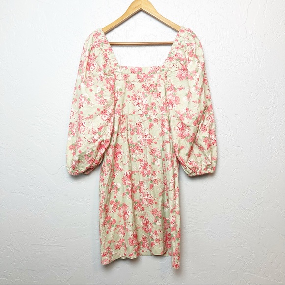 Anthropologie Forever That Girl Puff-sleeved Mini Dress - Picture 3 of 7